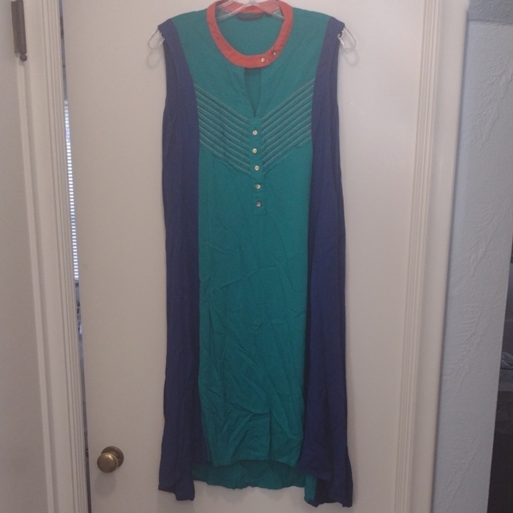 Rangmanch Striped Sleeveless Maxi Dress (J541)